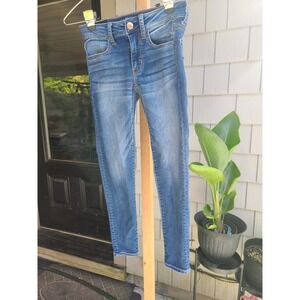 American Eagle Women's Sz 00 Short Stretch Jegging